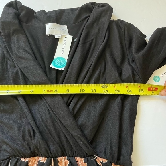 French Grey Matilda Brushed Knit Dress Stitch Fix Size Small New with Tags - Picture 5 of 8